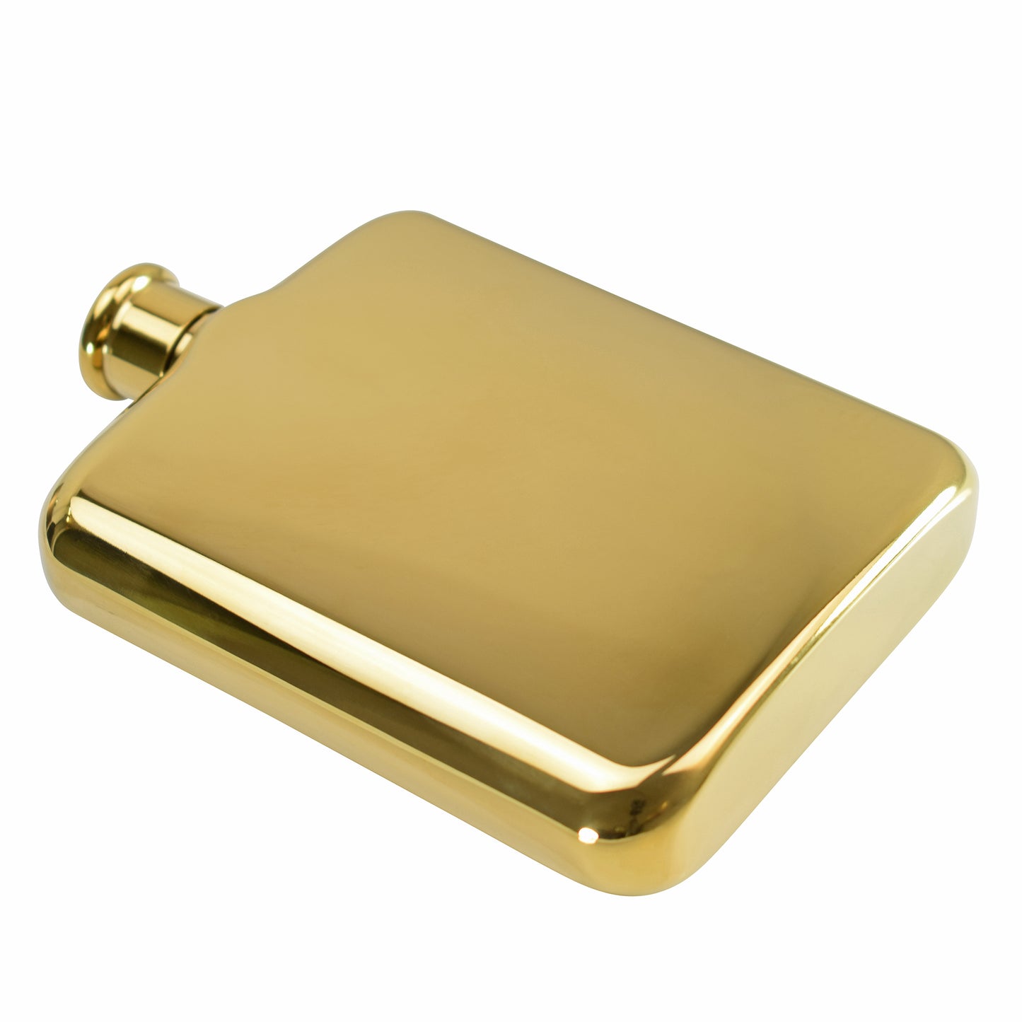 Shiny Gold Hip Flask