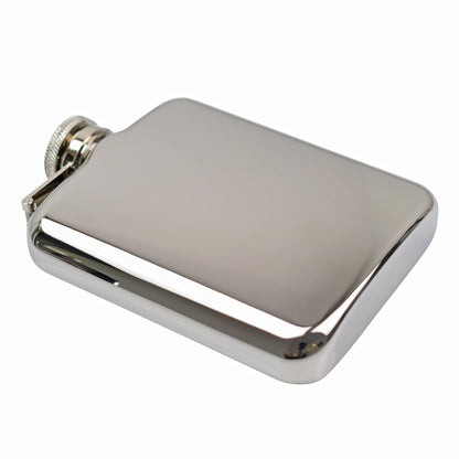 Silver Capped Hip Flask