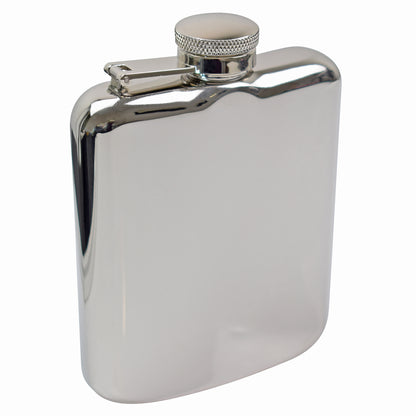 Silver Capped Hip Flask