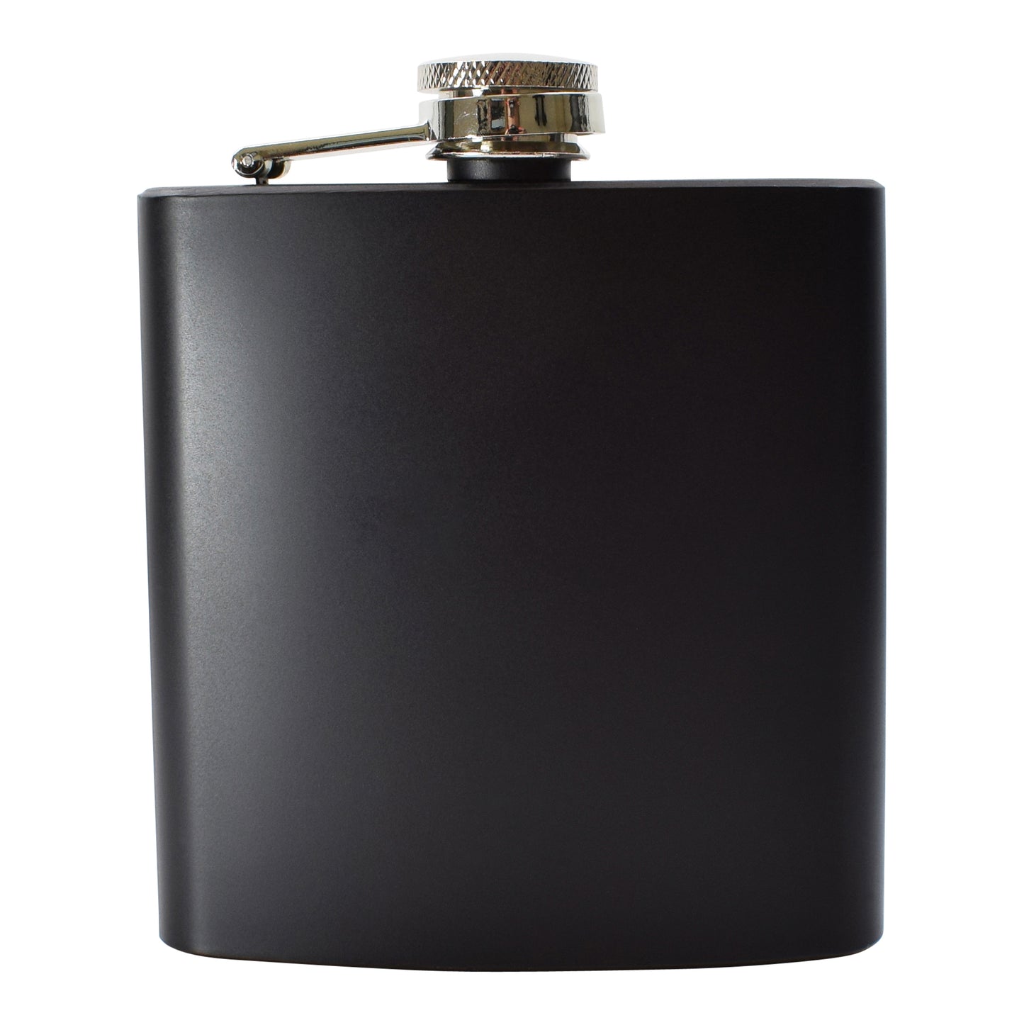 Matte Black Hip Flask