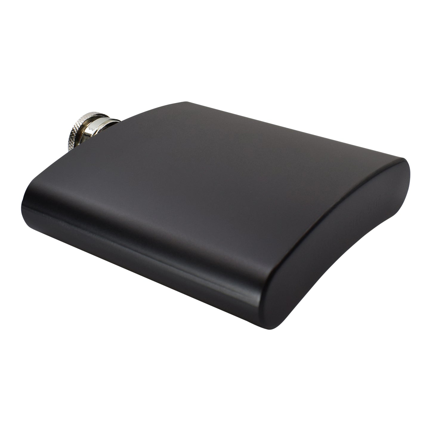 Matte Black Hip Flask