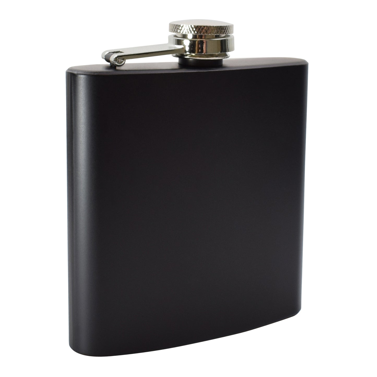 Matte Black Hip Flask