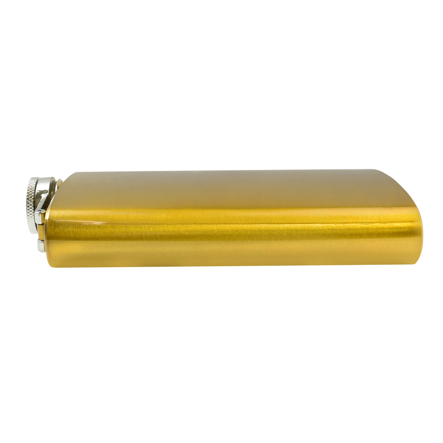 8oz Metallic Gold Hip Flask