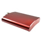 8oz Metallic Red Hip Flask