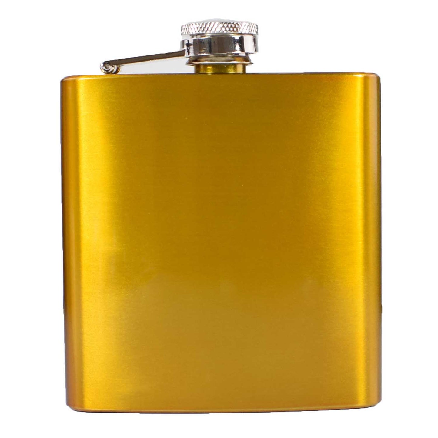 6oz Metallic Gold Hip Flask