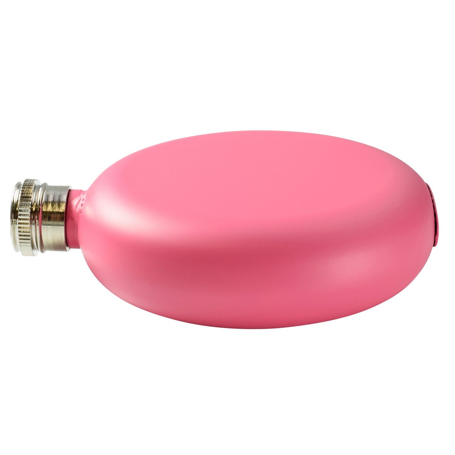 5oz Round Matte Pink Hip Flask