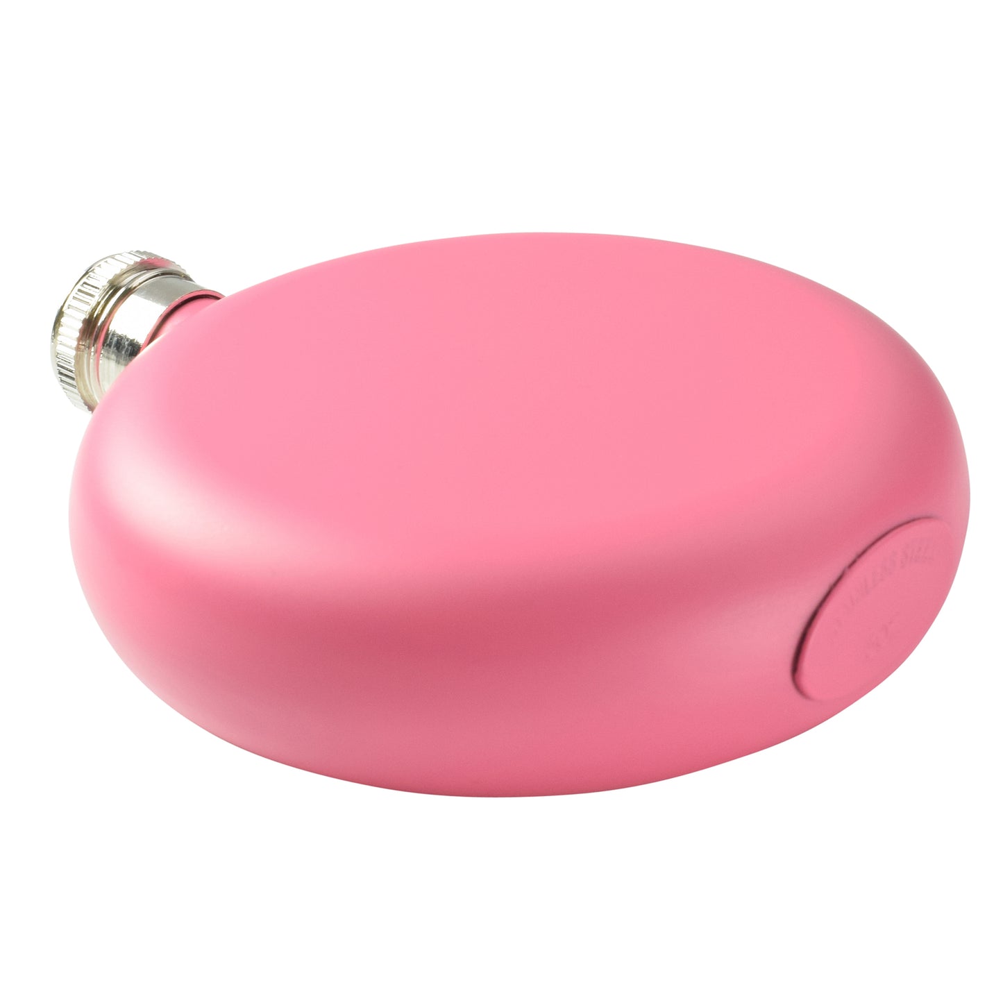 5oz Round Matte Pink Hip Flask