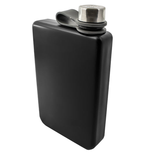 8oz Trekking Black HipFlask