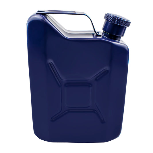 5oz Blue Jerry Can Hip Flak