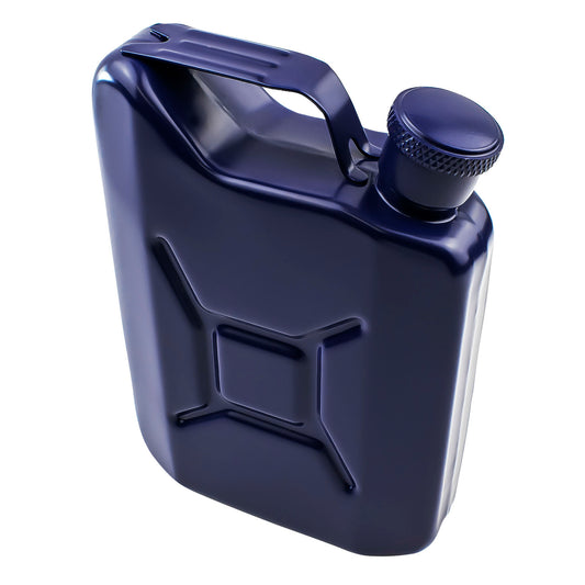 5oz Blue Jerry Can Hip Flak