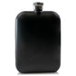 6oz Cushion Matte Black Hip Flask