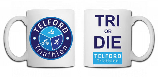Telford Tri Club mug Tri or die - MySports and More