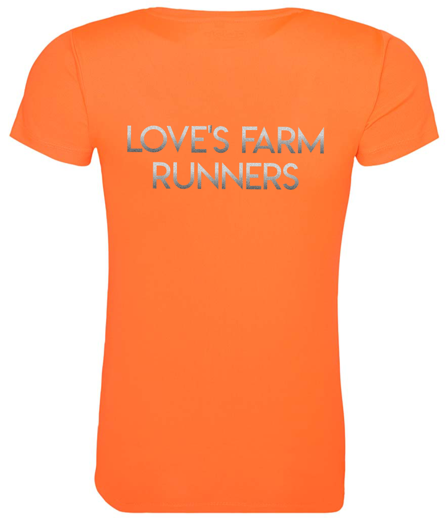 Love's Farmer Runners HiVis Womens Tshirts