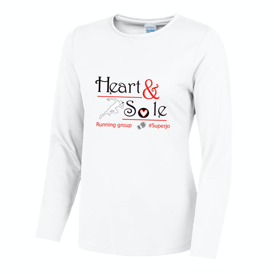 Ladies Heart and Sole Long Sleeve Tech Tee - MySports and More