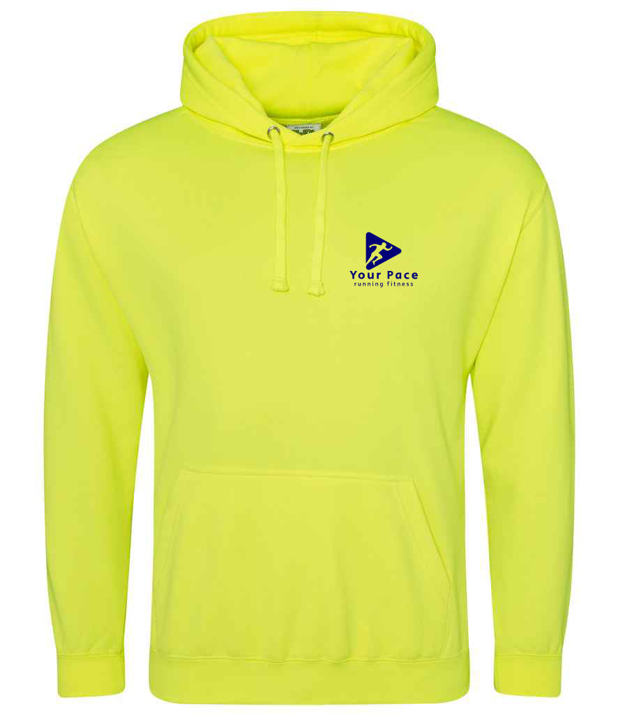 Your Pace - Comfy Hoodie Electric Yellow