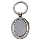 Silver Oval Keyring