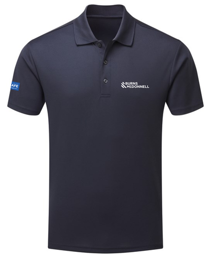 Mens sustainable polo shirt - Burns & McDonnell
