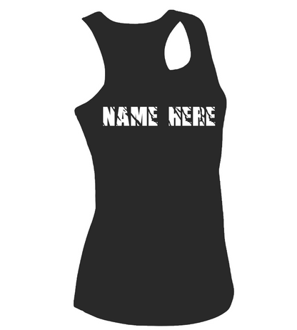 Renegades Womens Tech Vest Black/White/Red