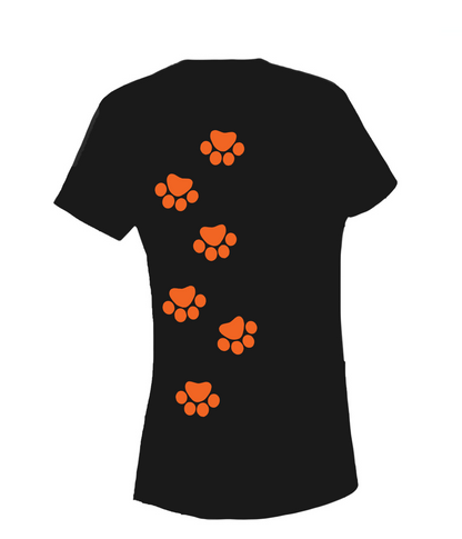 Canicross Doncaster Ladies tech tee Black