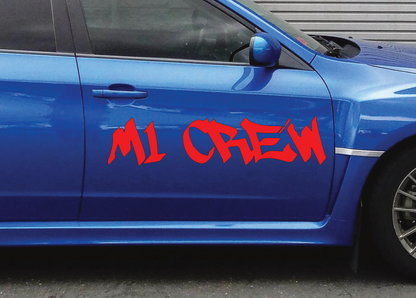 LARGE M1 Crew Stickers 400-900mm