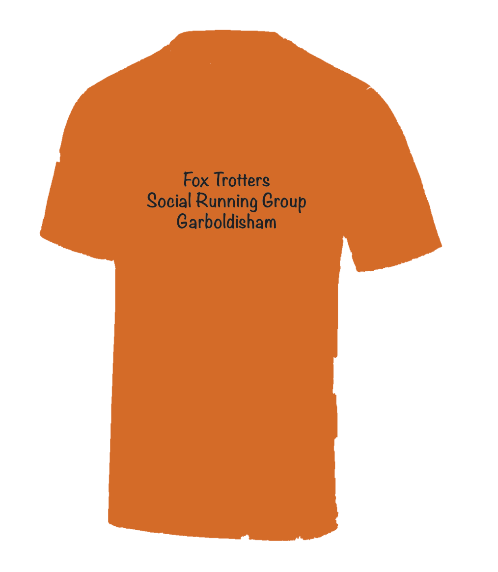 Fox Trotters Childrens tech tee Orange