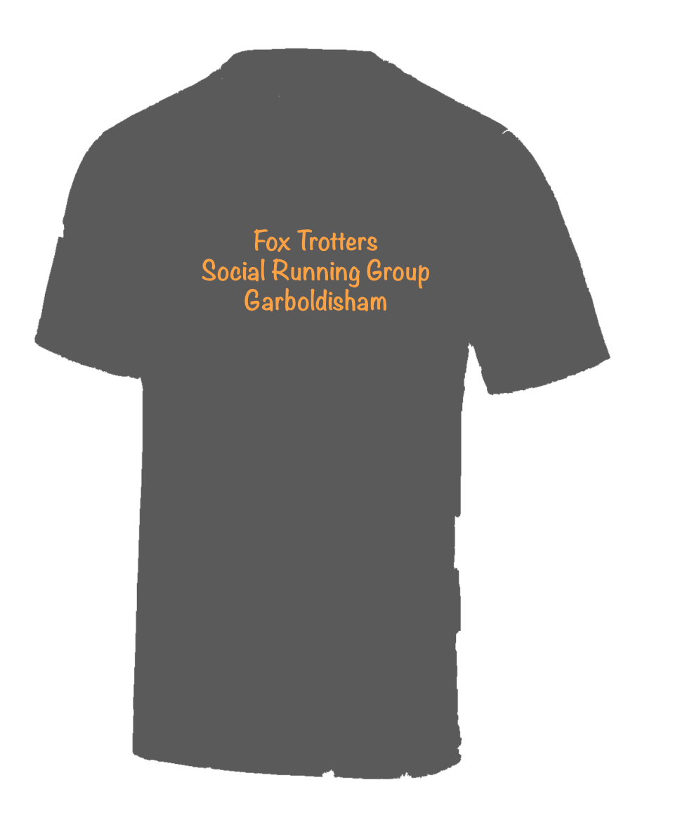 Fox Trotters Childrens tech tee Grey