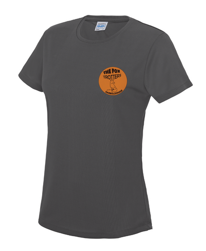 Fox Trotters Womens tech tee Grey