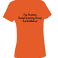 Fox Trotters Womens tech tee Orange