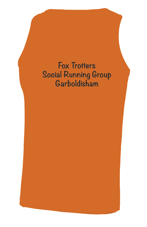 Fox Trotters Mens tech Vest Orange