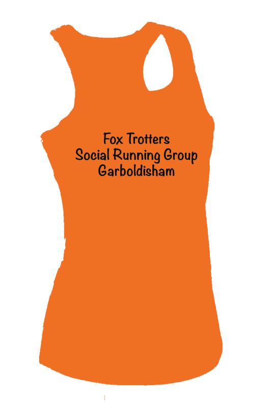 Fox Trotters Womens tech Vest Orange