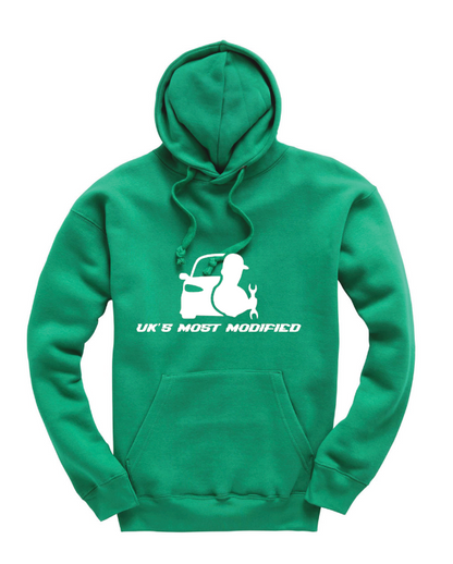UKMM Hoodie White Print
