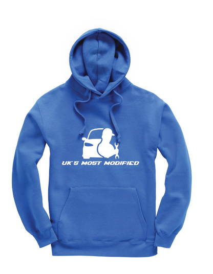 UKMM Hoodie White Print