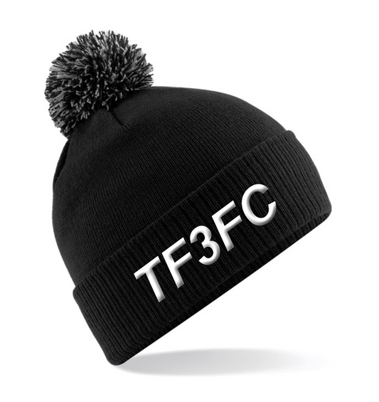 TF3FC Embroidered Bobble Beanie