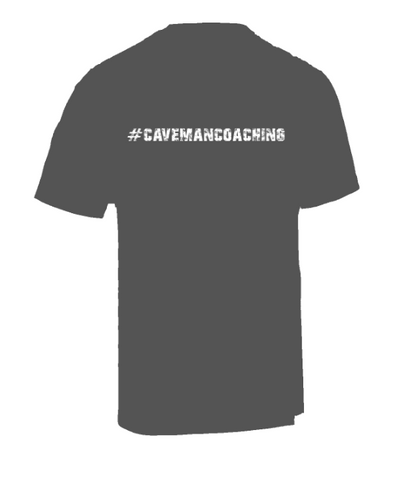Caveman Coaching Tech Tee - Charcoal