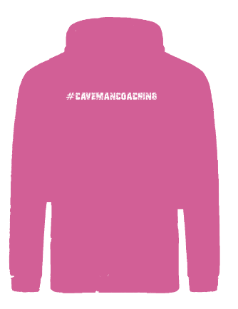 Caveman Coaching Comfy Hoodie - Candy