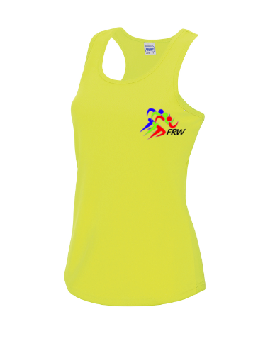 Yellow Freedom Runners Woking - Womens Vest