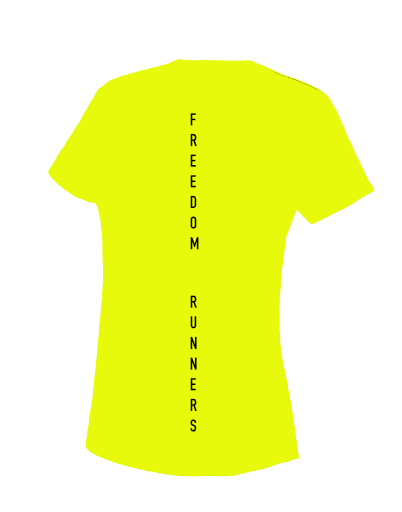 Yellow Freedom Runners Woking - Womens Tee