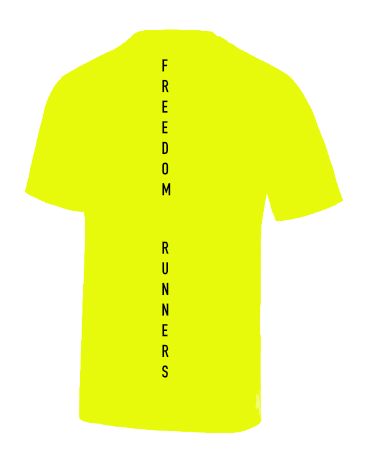 Yellow Freedom Runners Woking - Mens Tee