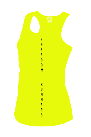 Yellow Freedom Runners Woking - Womens Vest