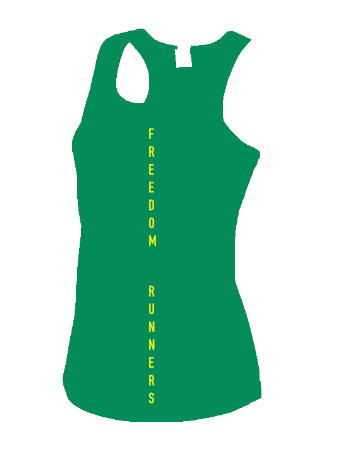 Green Freedom Runners Woking - Womens Vest