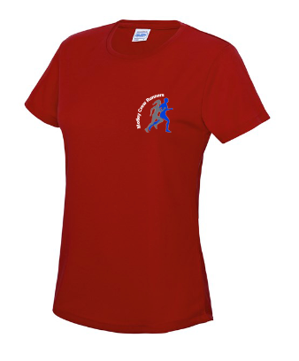 Fire Red Motley Crew Runners - Womens Tee