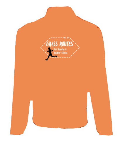 Grass Routes Unisex Running Jacket - orange