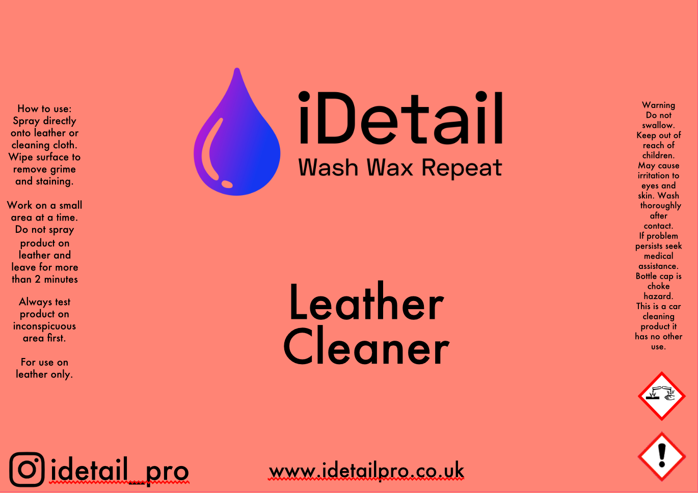 Leather Cleaner  1000mm x 1370mm