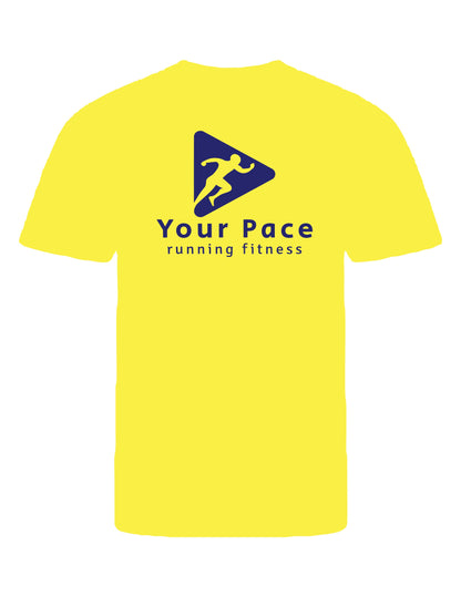 Your Pace - Mens- Yellow Tech Tee