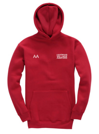 2024  Arthog Hoodie Lightmoor Primary school - Red