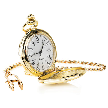 Roman Numeral Gold Pocket Watch