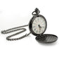 Roman Numeral Black Pocket Watch