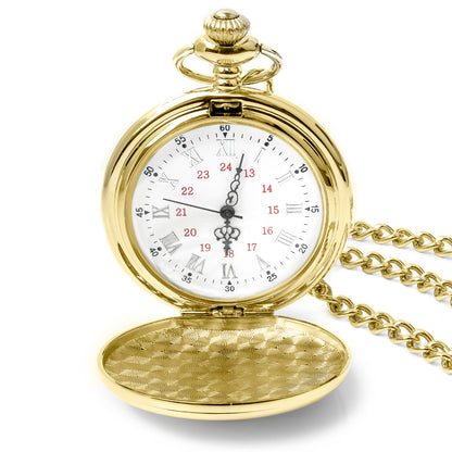 Roman Numeral Gold Pocket Watch