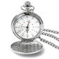 Roman Numeral Silver Pocket Watch