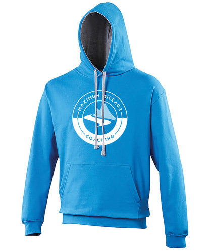 Maximum Mileage Blue/grey Hoodie